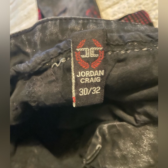 Jordan Craig Stripes denim Streetwear jean size 30/32 distressed rhinestone - Picture 13 of 16